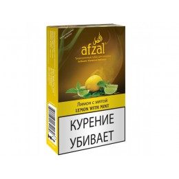 ТК Афзал 40г Lemon With Mint - Лимон с Мятой